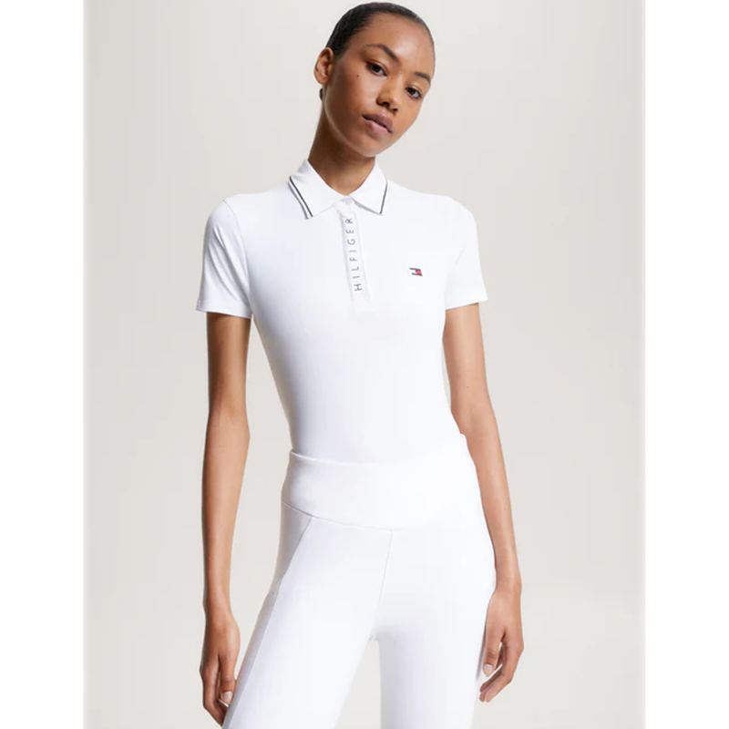 Tommy Hilfiger Women's Performance Polo Shirt - Optic White-4