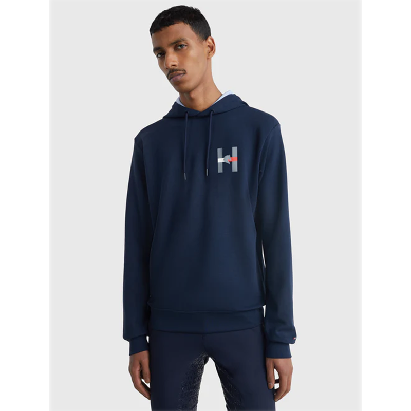 Tommy Hilfiger Men's Horse Graphic Sport Hoodie - Desert Sky-4