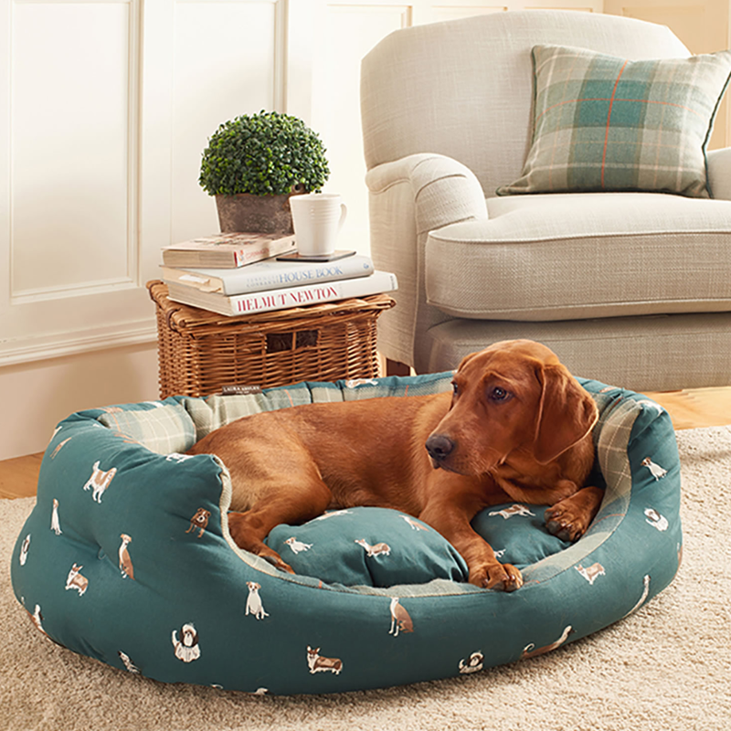 Danish Design Laura Ashley Park Dogs Deluxe Slumber Bed-2