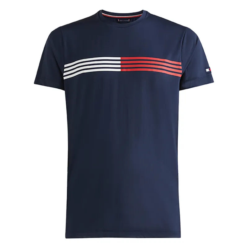 Tommy Hilfiger Eco Performance Short Sleeve T-Shirt - Desert Sky