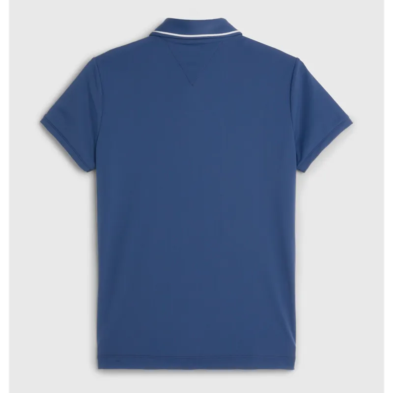 Tommy Hilfiger Performance Polo Shirt - Blue Coast-1