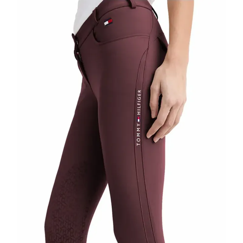 Tommy Hilfiger Full Grip Classic Breeches - Deep Burgundy