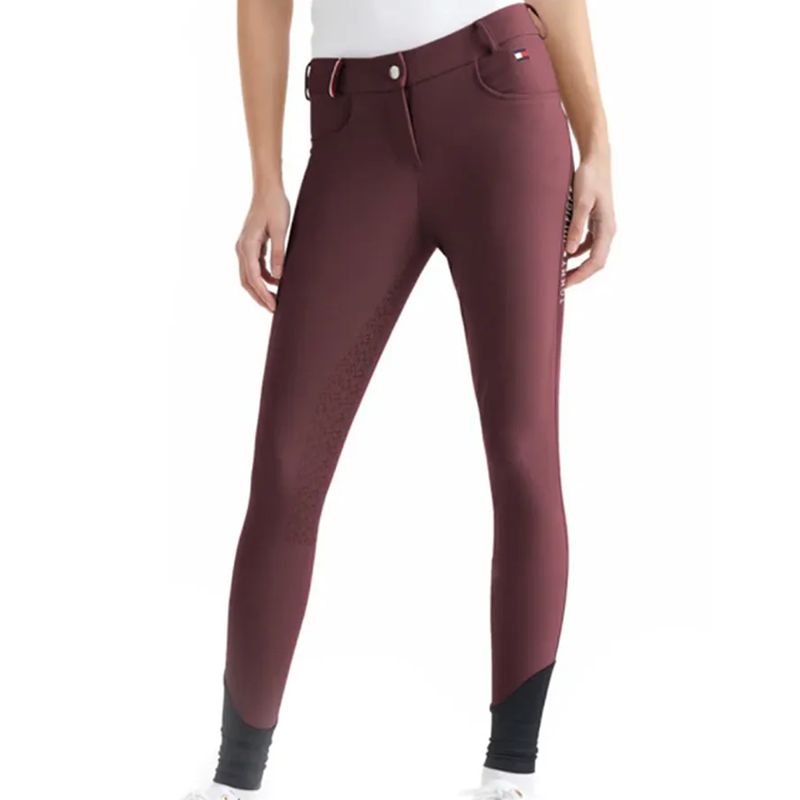 Tommy Hilfiger Full Grip Classic Breeches - Deep Burgundy-1