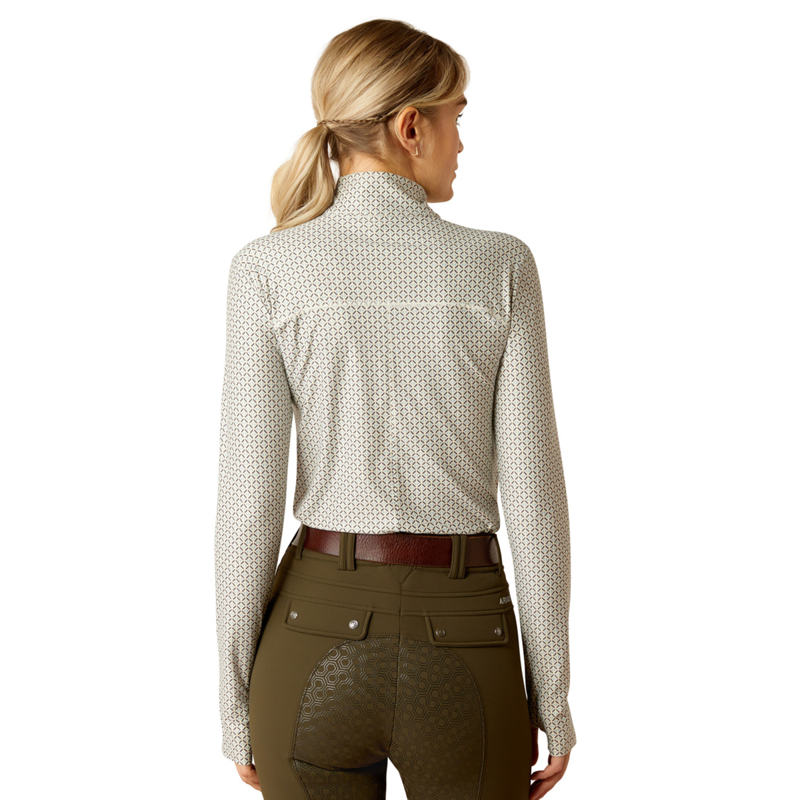 Ariat Women's Lowell 3.0 1/4 Zip Base Layer - Deco Geo-1