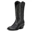 Ariat Women's Heritage R Toe Western Boot - Black Deertan
