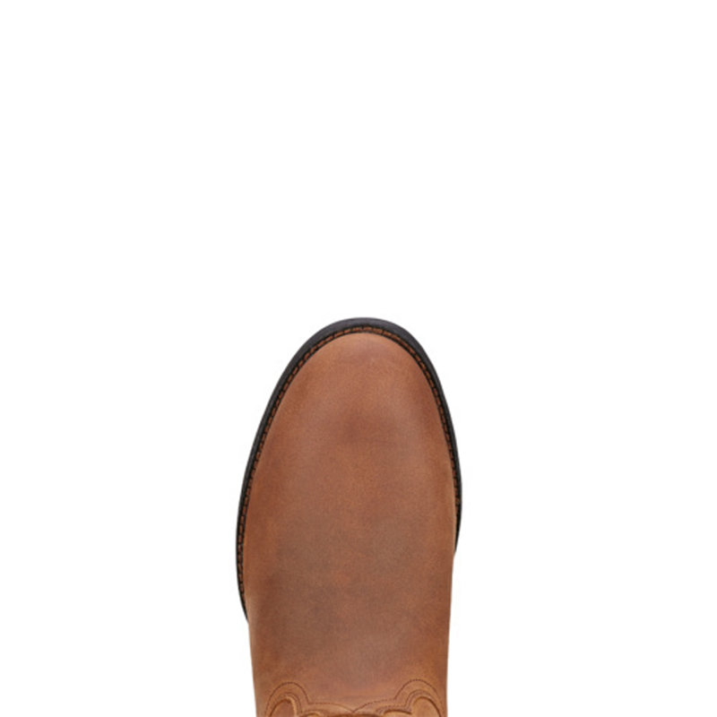Ariat Men's Heritage Roper Cowboy Boot - Distressed Brown-4