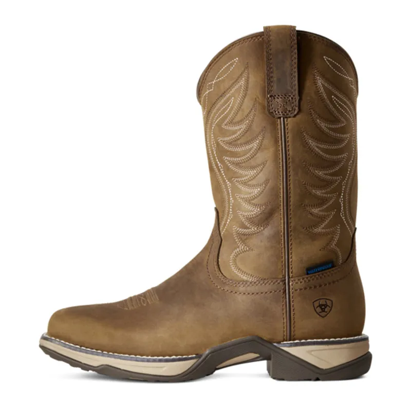 Ariat Women's Telluride Work Waterproof Composite Toe Work Boot - Distressed Brown