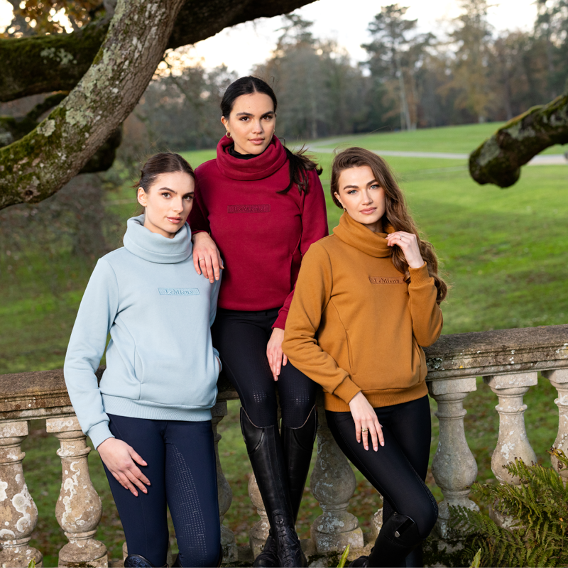 LeMieux Adele Funnel Neck Sweat - Ginger-9