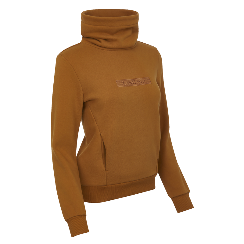 LeMieux Adele Funnel Neck Sweat - Ginger-1