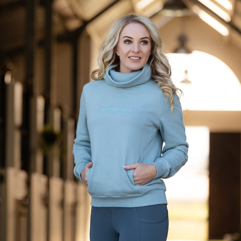 LeMieux Adele Funnel Neck Sweat - Glacier-7