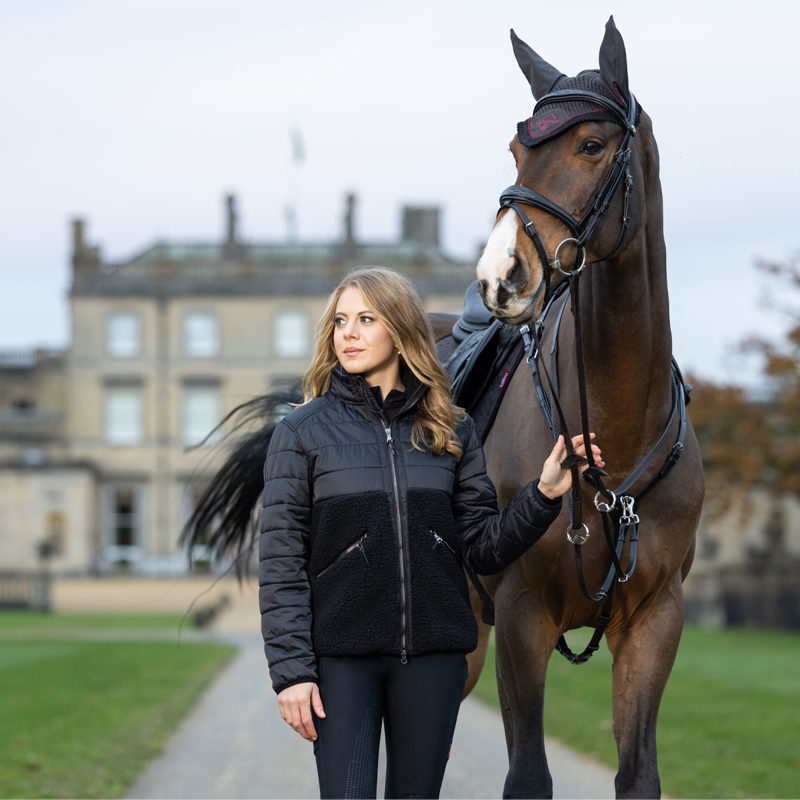 LeMieux Alissa Hybrid Fleece - Black-6