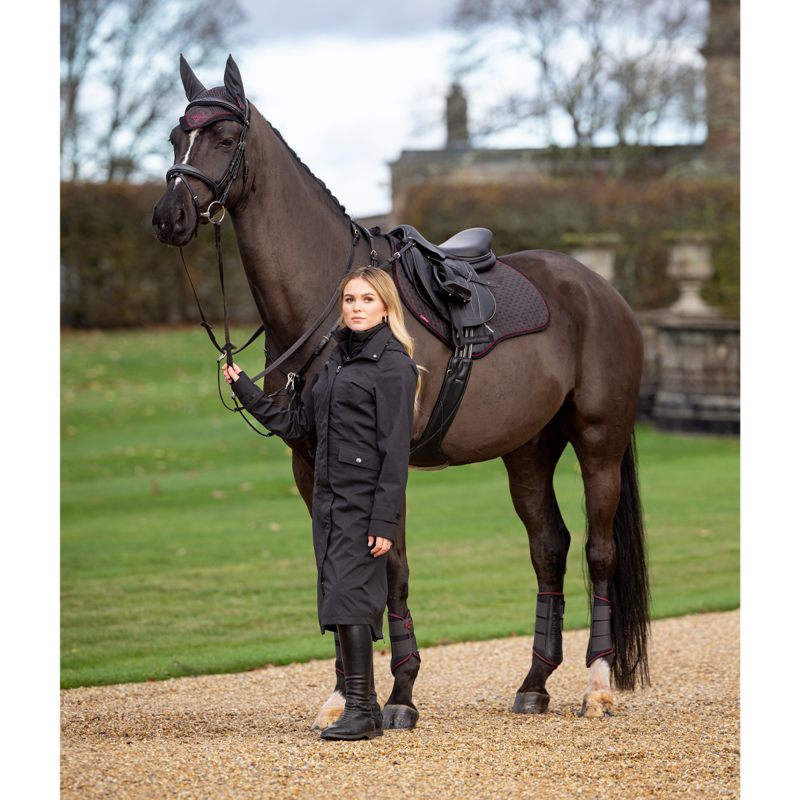 LeMieux Amelie Waterproof Lightweight Riding Coat - Black-10