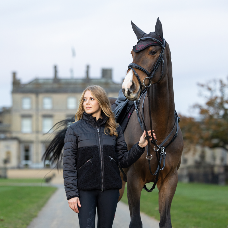 LeMieux Classic Fly Hood - Cinder-6