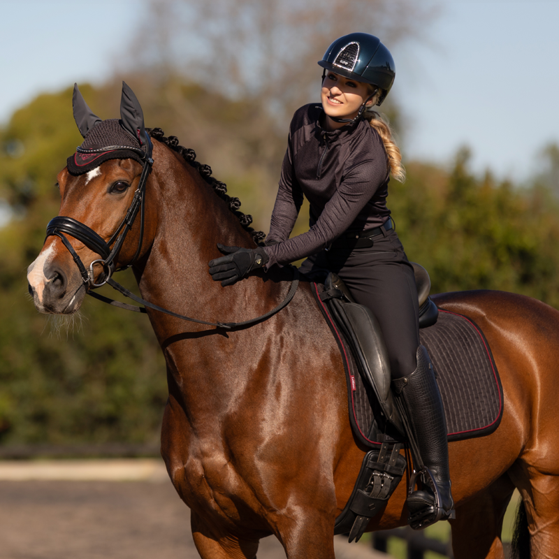 LeMieux Classic Fly Hood - Cinder-4