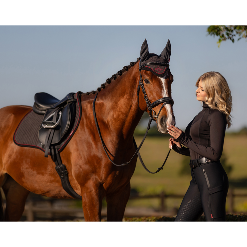 LeMieux Classic Fly Hood - Cinder-5