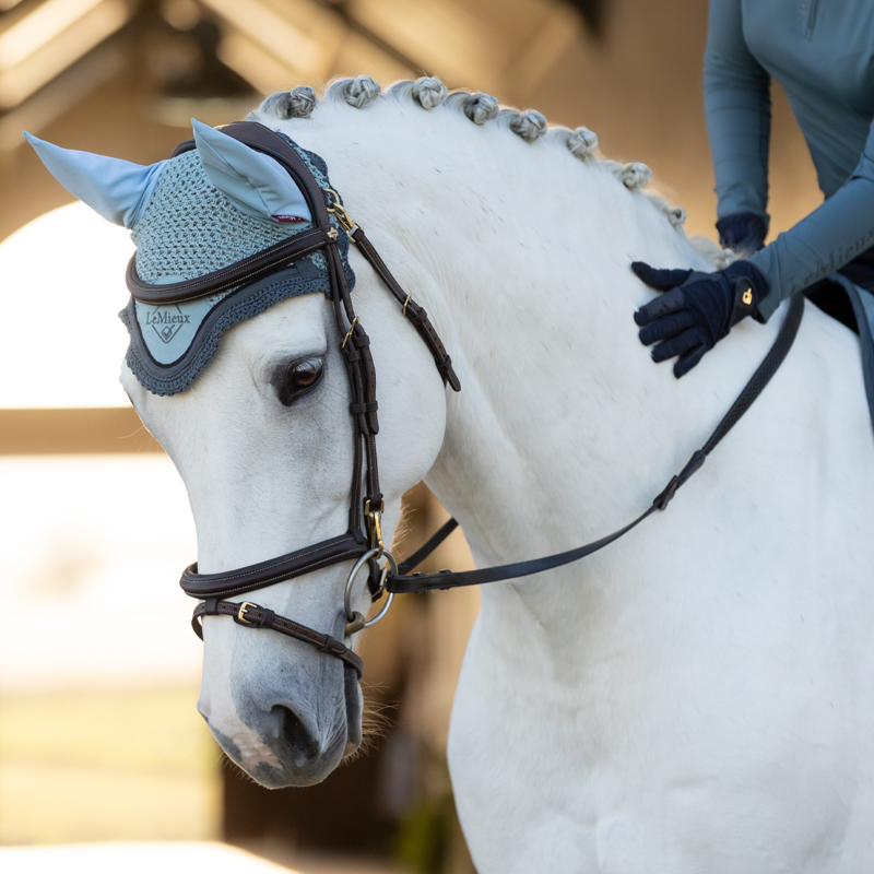 LeMieux Classic Fly Hood - Glacier-1