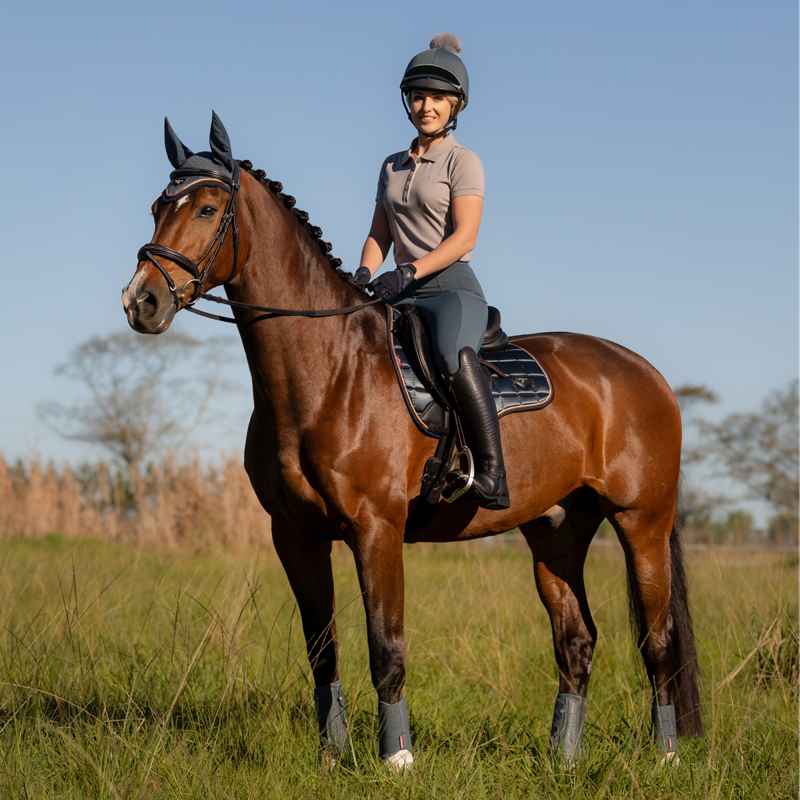LeMieux Classique Polo Shirt - Ash-7