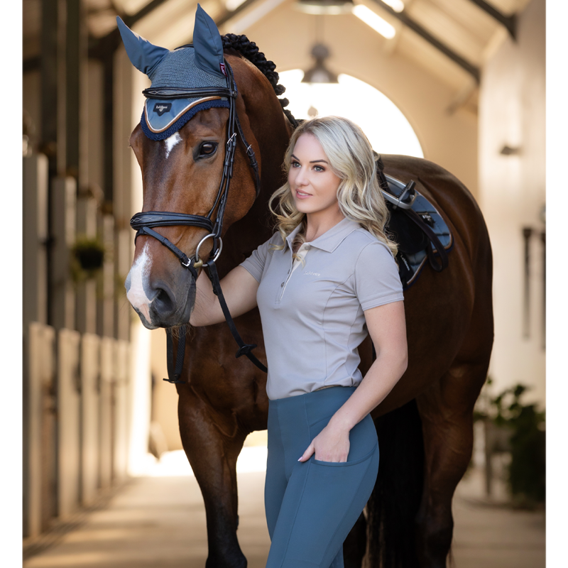 LeMieux Classique Polo Shirt - Ash-5