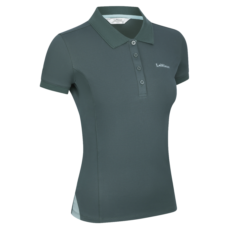 LeMieux Classique Polo Shirt - Petrol-1