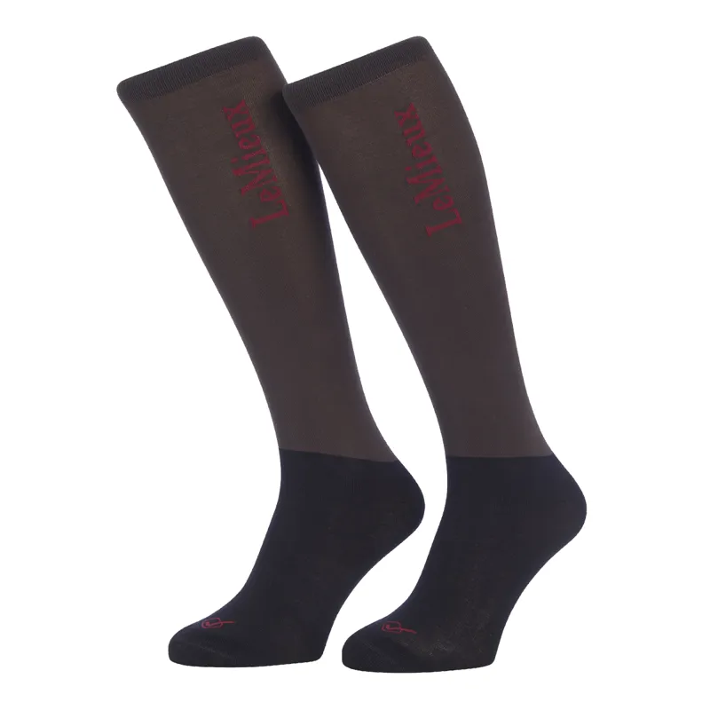LeMieux Competition Socks 2 Pack - Cinder