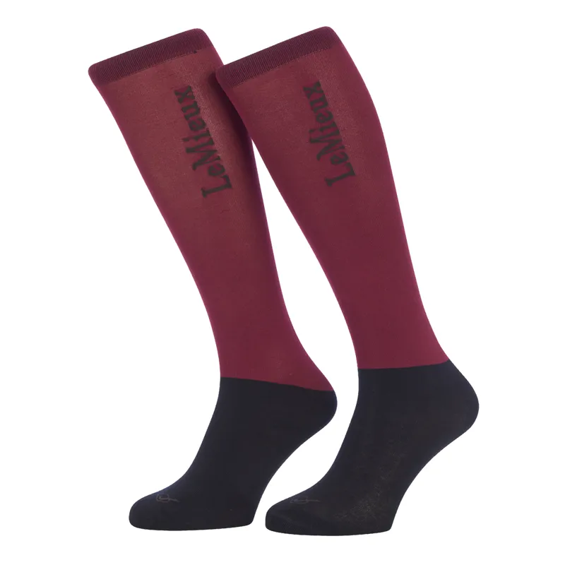 LeMieux Competition Socks 2 Pack - Ember