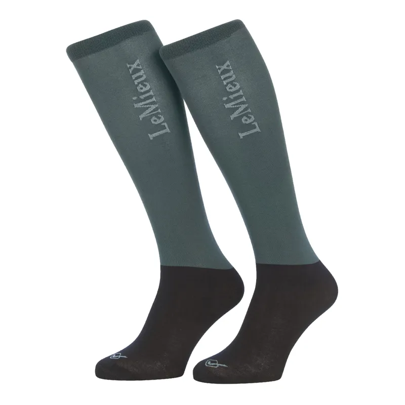 LeMieux Competition Socks 2 Pack - Petrol