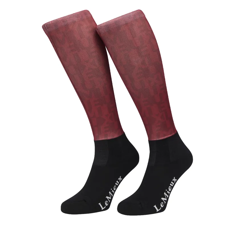 LeMieux Adult Footsie Socks - Casey Ember