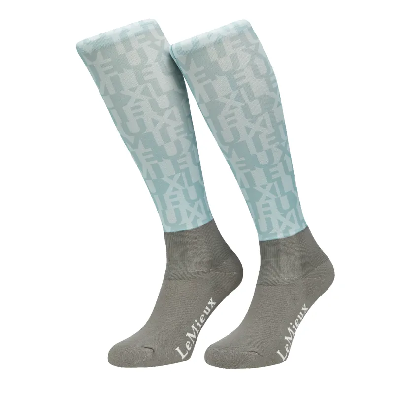 LeMieux Junior Footsie Socks - Casey Glacier
