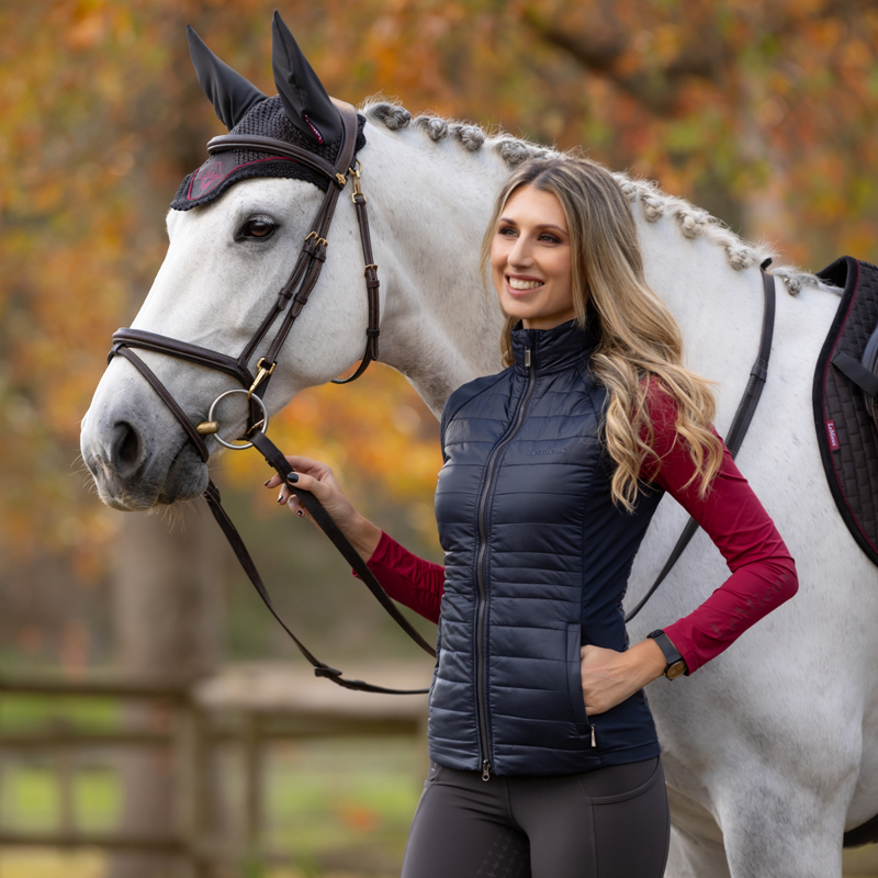 LeMieux Ladies Juliette Gilet - Navy-5