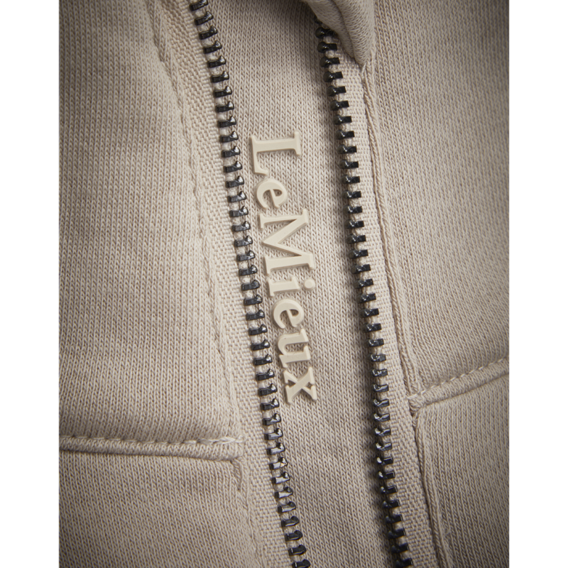 LeMieux Ladies Kali Quarter Zip Sweat - Ash/Stone-4