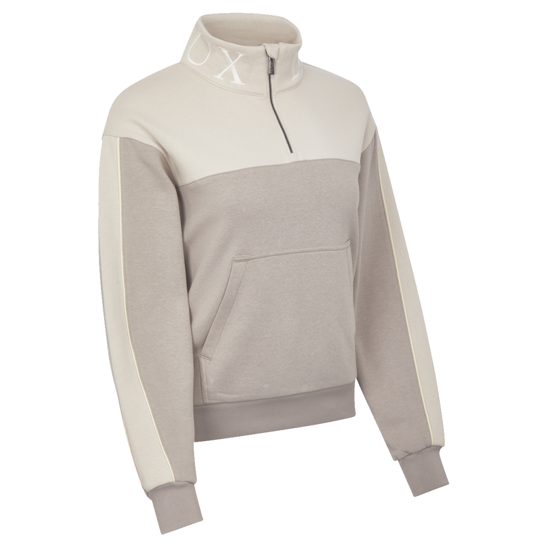 LeMieux Ladies Kali Quarter Zip Sweat - Ash/Stone-1