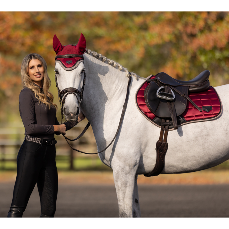 LeMieux Loire Classic Close Contact Square - Ember-4