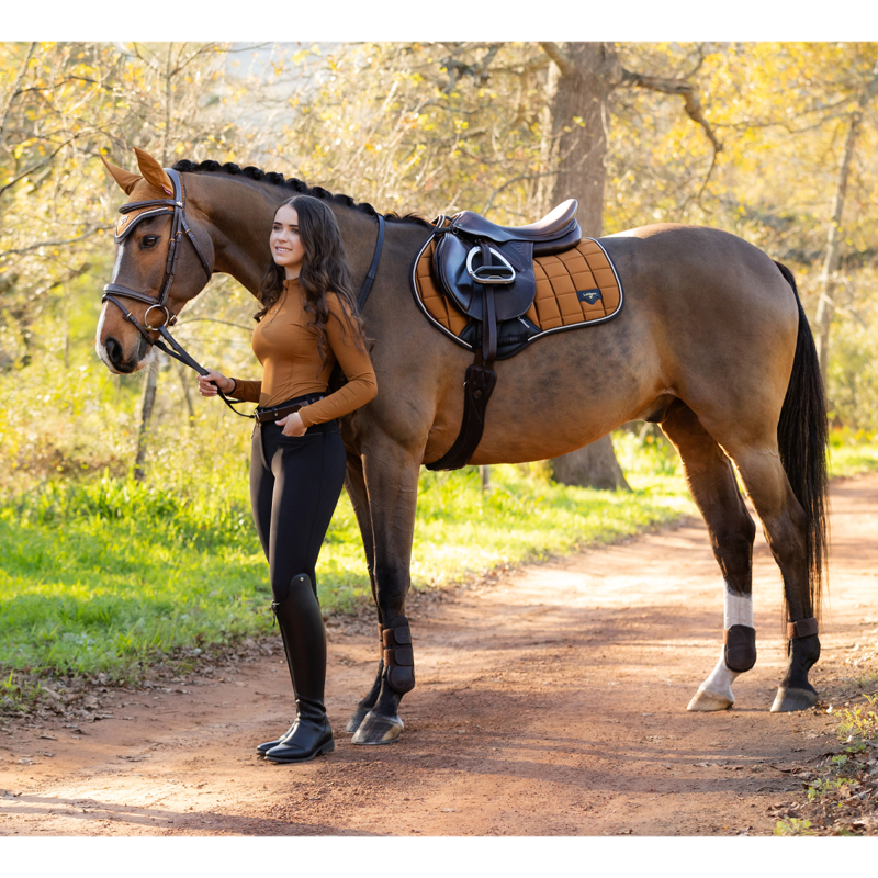 LeMieux Loire Classic Close Contact Square - Ginger-4