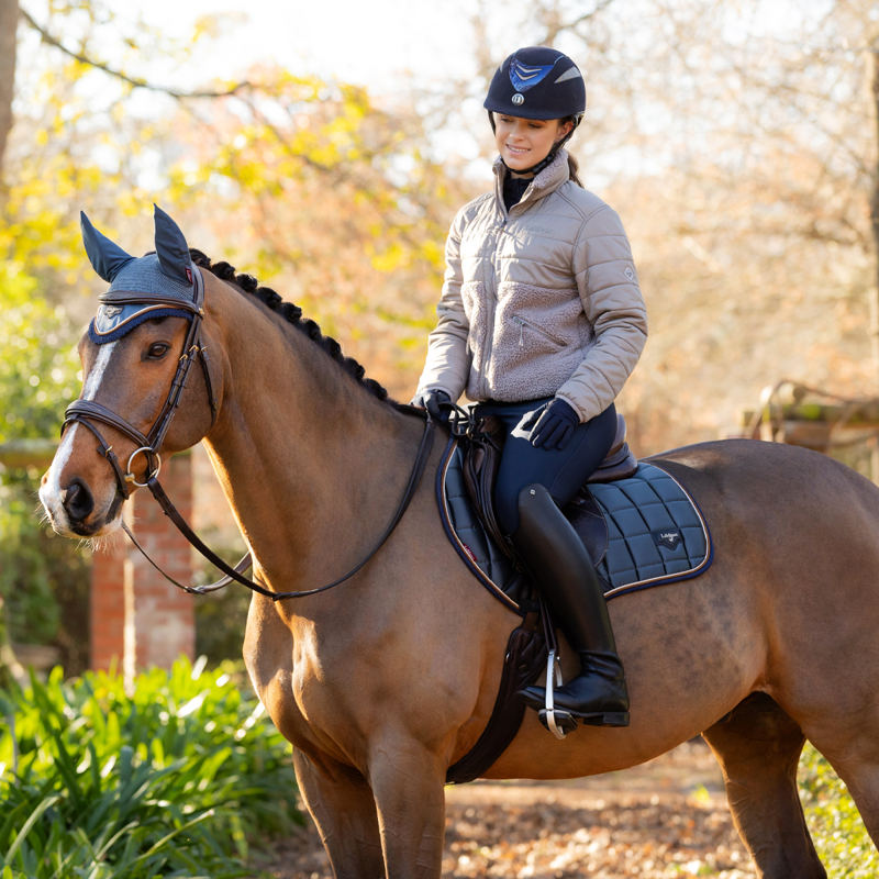 LeMieux Loire Fly Hood - Petrol-3