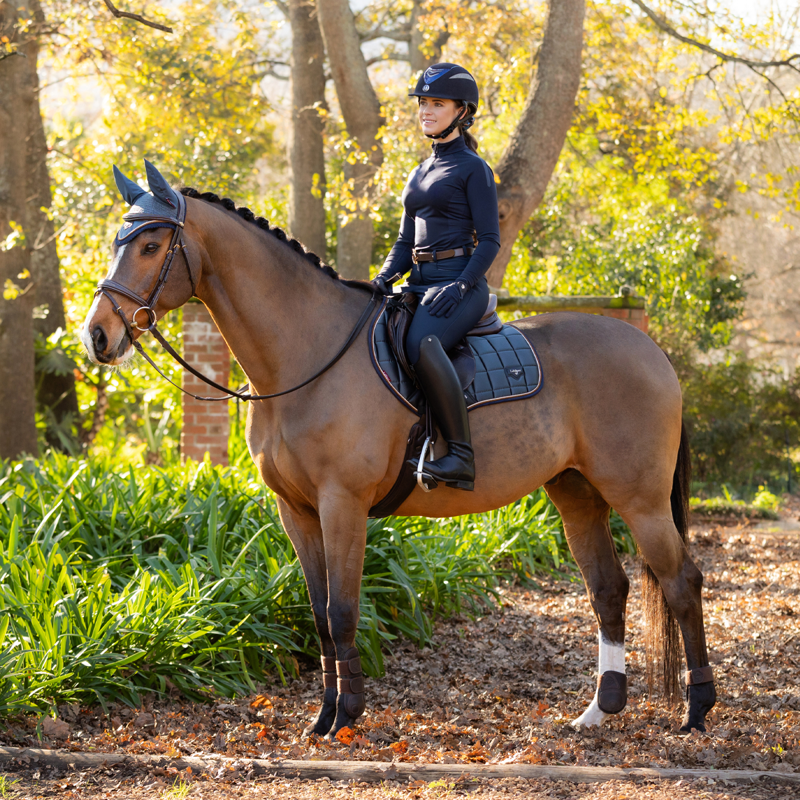 LeMieux Loire Classic Close Contact Square - Petrol-5