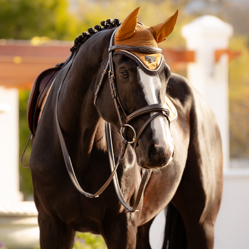 LeMieux Loire Fly Hood - Ginger-1