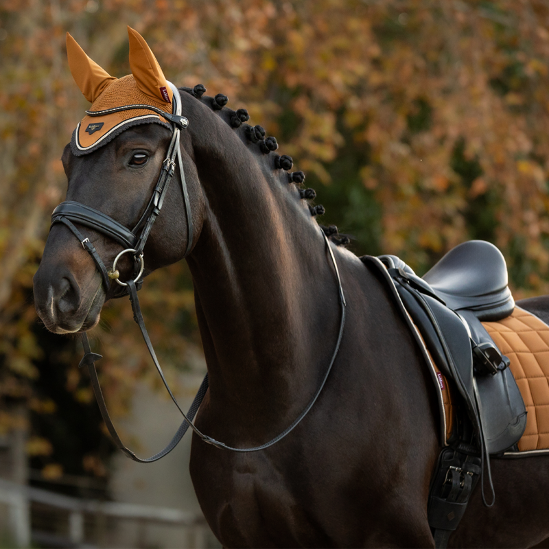 LeMieux Loire Fly Hood - Ginger-3