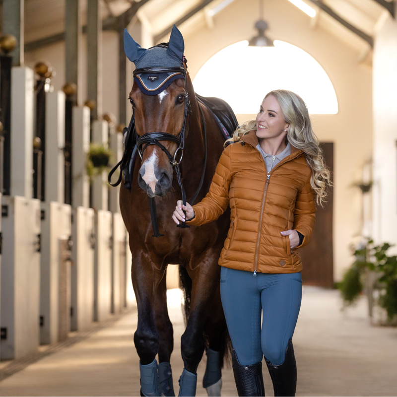 LeMieux Loire Fly Hood - Petrol-2