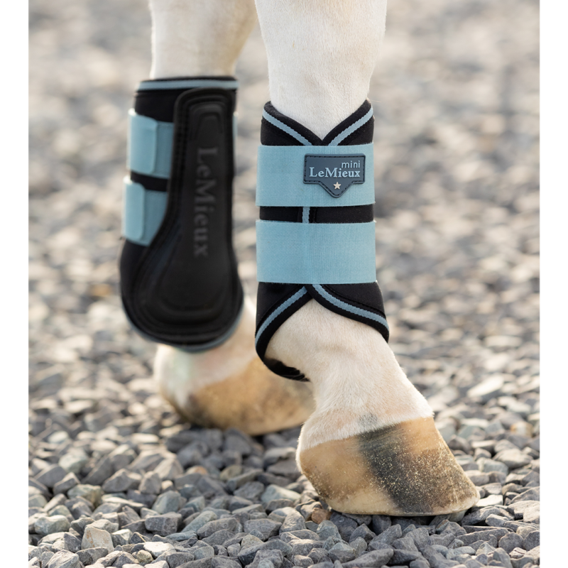 LeMieux Mini Brushing Boots - Glacier-3