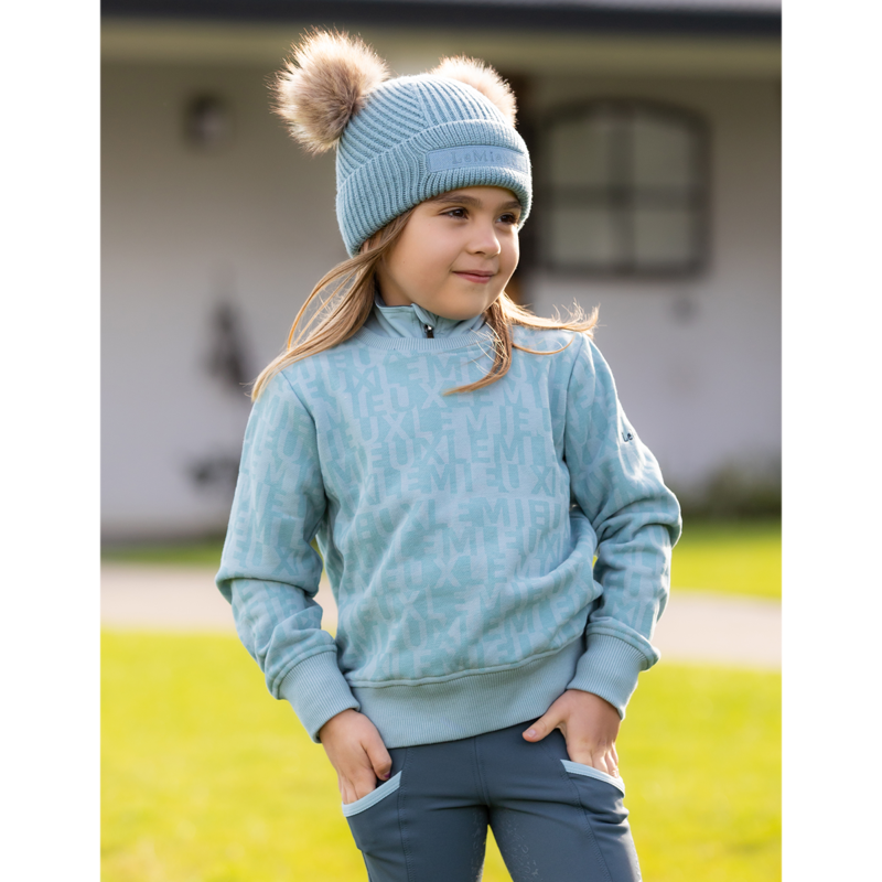 LeMieux Mini Casey Crew - Glacier-4