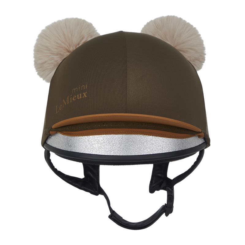 LeMieux Mini Double Pom Hat Silk  - Alpine-1