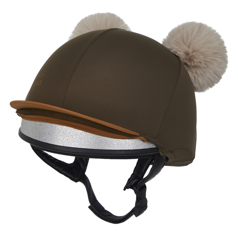 LeMieux Mini Double Pom Hat Silk  - Alpine-2