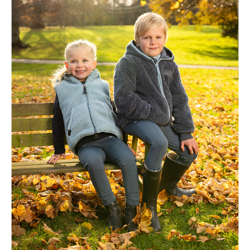 LeMieux Mini Elsie Reversible Gilet - Petrol-6