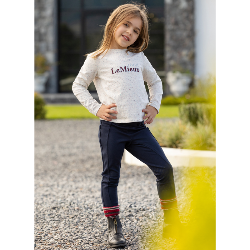 LeMieux Mini Jessie Long Sleeve Top - Ecru-4