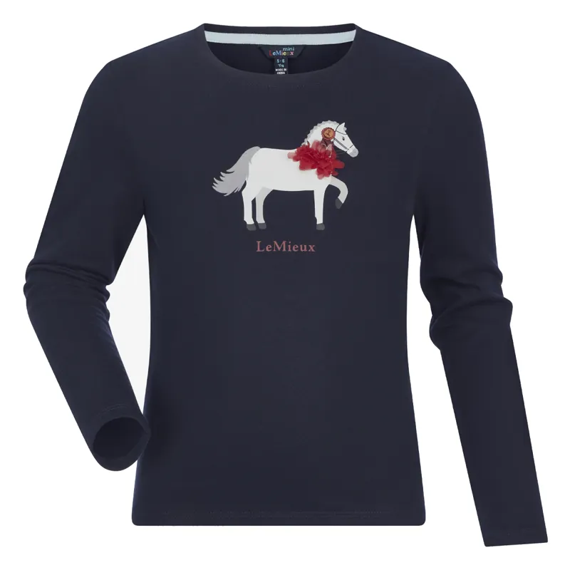 LeMieux Mini Jessie Long Sleeve Top - Navy