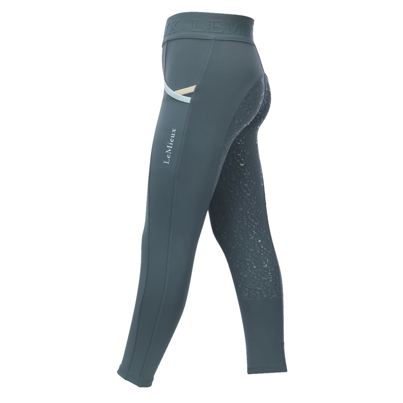 LeMieux Mini Pull On Breeches - Petrol-1