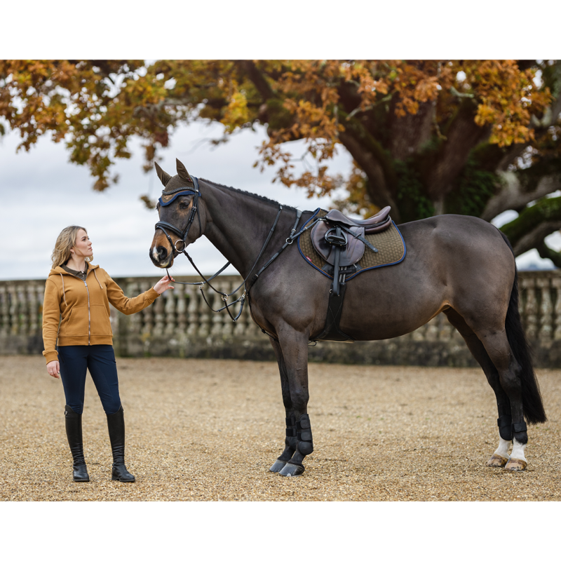 LeMieux Suede Close Contact Square - Alpine-6