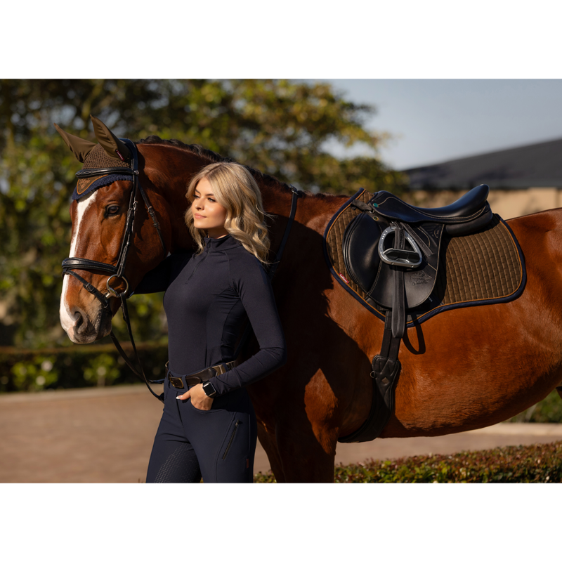 LeMieux Suede Close Contact Square - Alpine-4