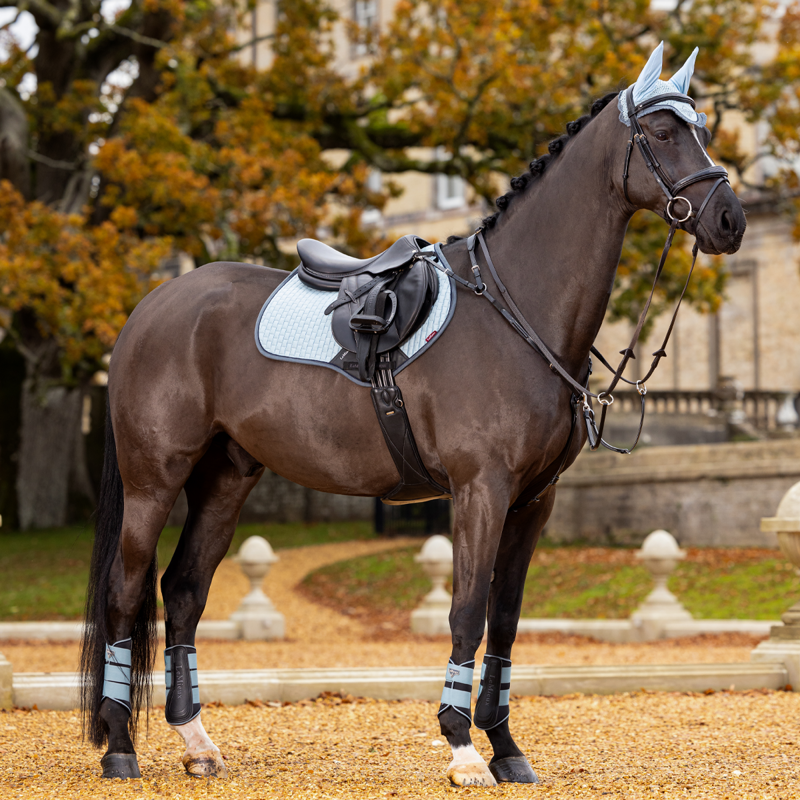 LeMieux Suede Close Contact Square - Glacier-1