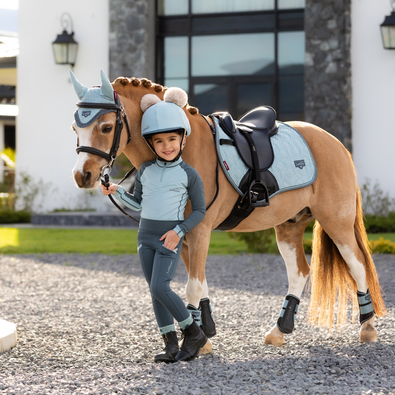 LeMieux Mini Close Contact Square - Glacier-3